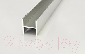 Профиль для стеновой панели Албико-групп Алюминиевый соединительный (6мм)