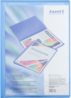 Изображение товара Папка для бумаг Axent 1020-22 (прозрачный синий)