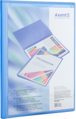 Изображение товара Папка для бумаг Axent 1020-22 (прозрачный синий)