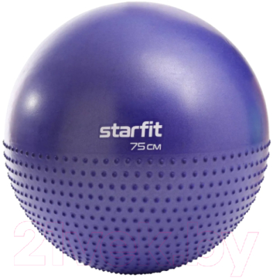 Фитбол массажный Starfit GB-201 (75см, темно-синий)