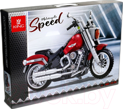 Конструктор King Мотоцикл Harley Davidson Fat Boy / 40004