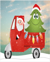 

Скатерть JoyArty, Грузовик санты / tcox_24125