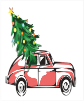 

Скатерть JoyArty, Ель на машине / tcox_24126