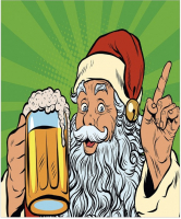 

Скатерть JoyArty, Санта с бокалом пива / tcox_36372