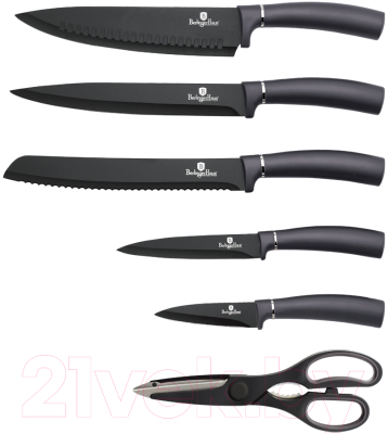 Набор ножей Berlinger Haus Carbon Pro Metallic Line BH-2600