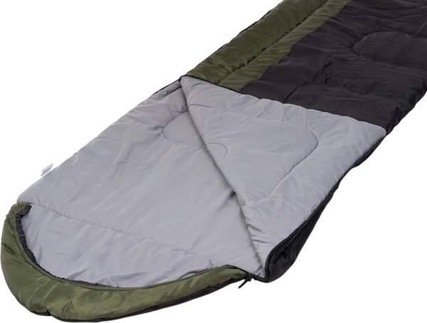 Спальный мешок BalMAX Аляска Camping Plus Series до -5°C L левый (хаки)