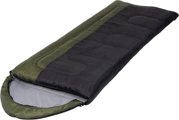 Спальный мешок BalMAX Аляска Camping Plus Series до -5°C L левый (хаки)
