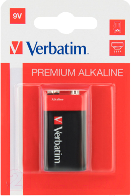Батарейка Verbatim 6LR61 / 49924