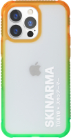 Чехол-накладка Skinarma Hade для iPhone 13 Pro Max (зеленый/оранжевый) - 