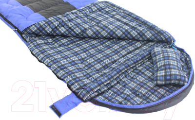 Спальный мешок BalMAX Аляска Elit Series до -12°C L левый (синий)