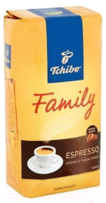Кофе в зернах Tchibo Family Espresso (1кг)