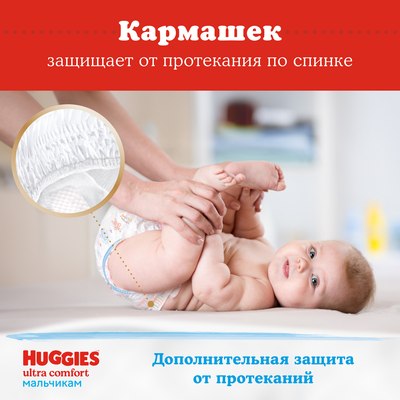 Подгузники детские Huggies Ultra Comfort 5 Disney Box Boy (84шт)