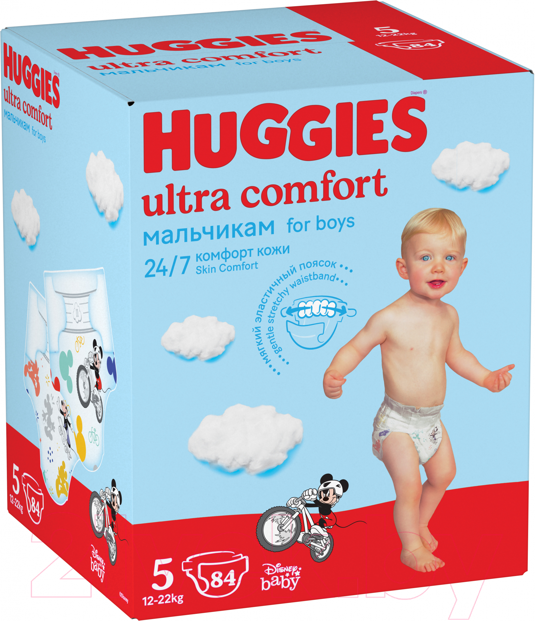 Подгузники детские Huggies Ultra Comfort 5 Disney Box Boy (84шт)