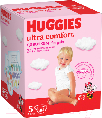 Подгузники детские Huggies Ultra Comfort 5 Disney Box Girl (84шт)