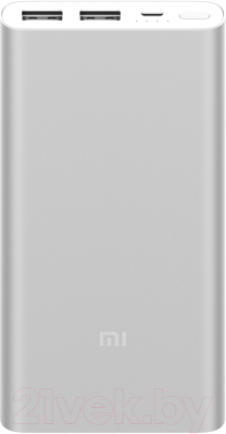 Портативное зарядное устройство Xiaomi Mi Power Bank 2S / VXN4228CN (серебристый)
