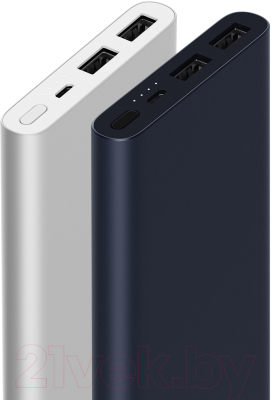 Портативное зарядное устройство Xiaomi Mi Power Bank 2S / VXN4228CN (серебристый)