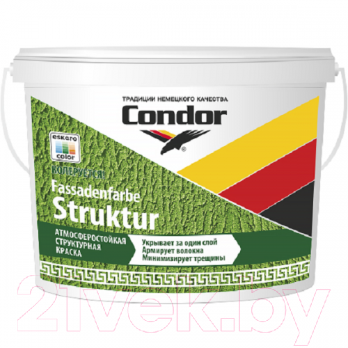 Краска CONDOR Fassadenfarbe Struktur 0.2-0.5