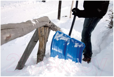 Лопата для уборки снега Prosperplast Alpinus Alutube Ergo / IL3TBE-B333 (синий)