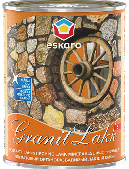 Лак Eskaro Granit Lakk S (3л, полуматовый)