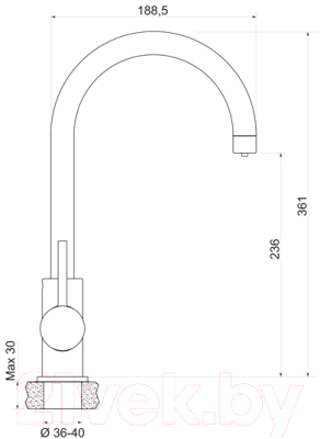 Комплект сантехники Berge BR-5801 + смеситель Spring 3509L (песочный/классик)