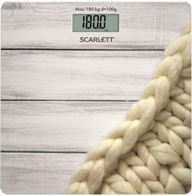 Напольные весы электронные Scarlett SC-BS33E089 Plaid