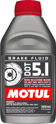 Тормозная жидкость Motul DOT 5.1 Brake Fluid / 100950 (500мл)