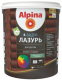 Лазурь для древесины Alpina Аква (2.5л, орех) - 