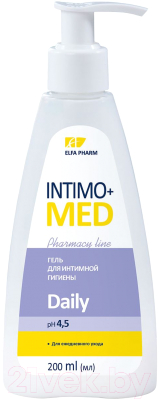 Гель для интимной гигиены Elfa Pharm Intimo+Med Daily (200мл)