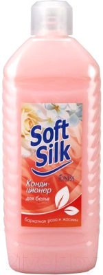 Кондиционер для белья Soft Silk Бархатная роза и жасмин (2л)