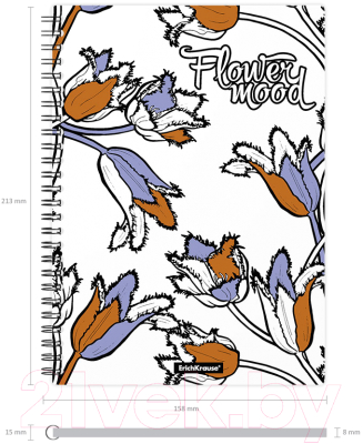 Изображение товара Тетрадь Erich Krause Tulips А5 / 54135 (80л)