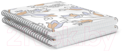 Изображение товара Тетрадь Erich Krause Tulips А5 / 54135 (80л)