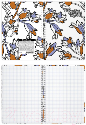 Изображение товара Тетрадь Erich Krause Tulips А5 / 54135 (80л)