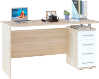 Компьютерный стол Сокол-Мебель КСТ-105 (дуб сонома/белый) - 