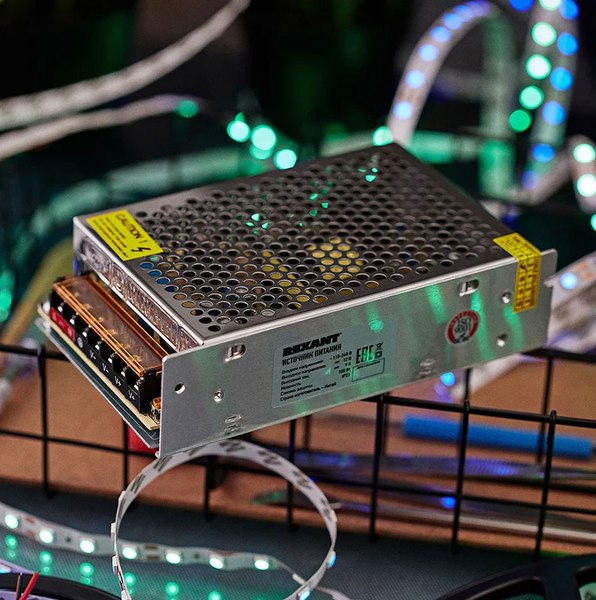 Блок питания для светодиодной ленты Rexant 220 V AC/12 V DC 9 A 100 W / 200-100-1
