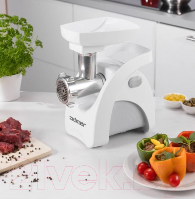 Мясорубка электрическая Zelmer ZMM9801B (белый)