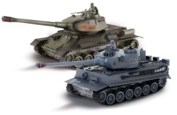 Набор радиоуправляемых игрушек Crossbot Танковый бой Т-34 – Tiger / 870623 - 