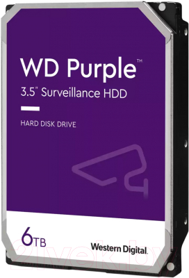 Жесткий диск Western Digital Purple 6TB (WD63PURZ)