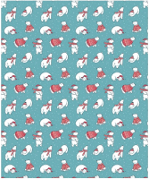 Скатерть JoyArty Рождественские полярные медведи / tcox_380854 (180x145) - 