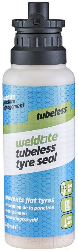 Средство по уходу за велосипедом Weldtite Protection Tubeless Sealant / 7-03063-MXM (240мл)