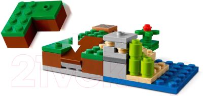 Конструктор Lego Minecraft Засада Крипера 21177