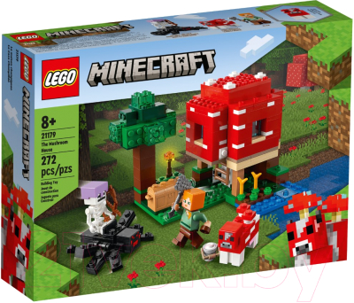 Конструктор Lego Minecraft Грибной дом 21179