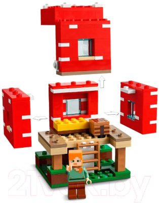 Конструктор Lego Minecraft Грибной дом 21179