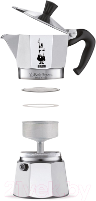 Гейзерная кофеварка Bialetti Moka Express 1161 (1 порция)