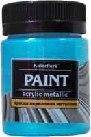 Акриловая краска KolerPark Акриловая Премиум (50мл, голубой жемчуг) - 
