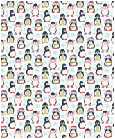 Скатерть JoyArty Новогодние пингвины / tcox_380857 (120x145) - 