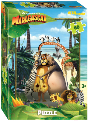 Пазл Step Puzzle Мадагаскар – 3 / 81188 (60эл)