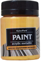 Акриловая краска KolerPark Акриловая Премиум (50мл, сусальное золото) - 