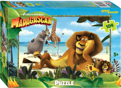 Пазл Step Puzzle Мадагаскар – 3 / 82196 (104эл)