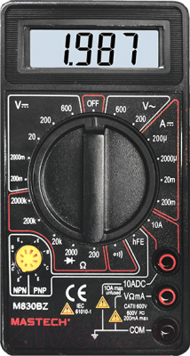 Мультиметр цифровой Mastech M830BZ / 13-2002