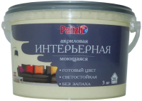 Краска Palizh Акриловая интерьерная моющаяся (3.7кг, ваниль) - 